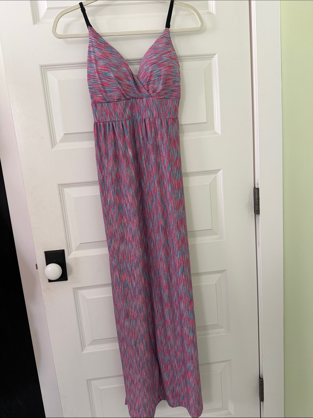 Sweewe Striped Pink & Teal Maxi Dress
